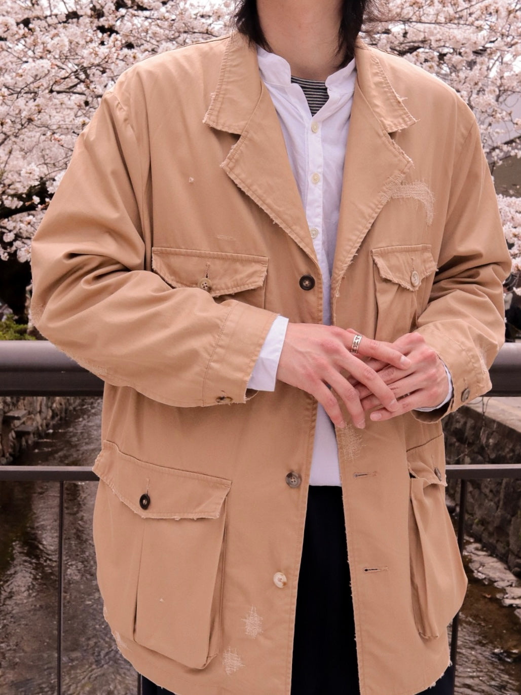 ERNEST GABARDINE BINGHAM JACKET CUSTOM