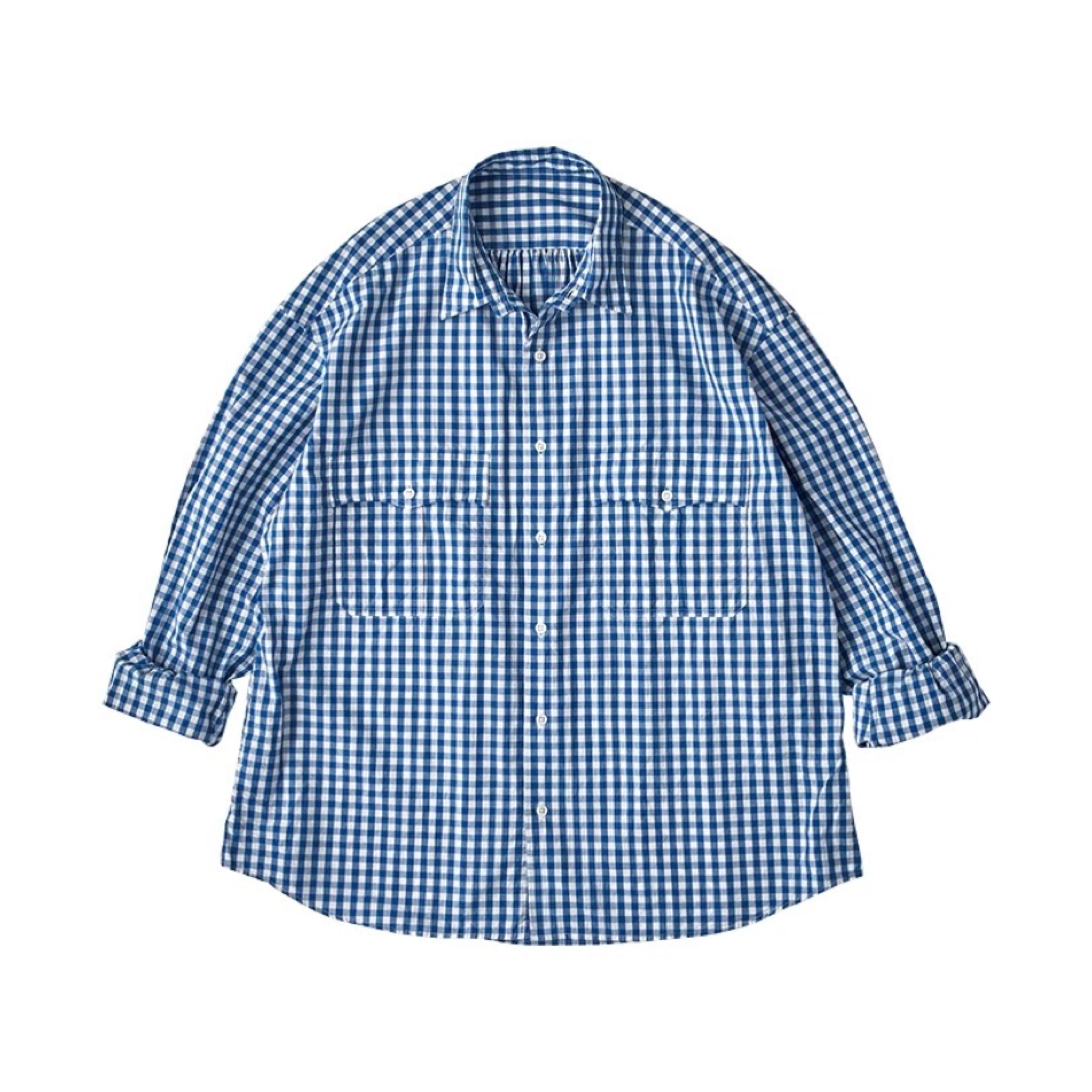 全国送料無料の通販 ROLL UP GINGHAM CHECK SHIRT – PORTER CLASSIC KYOTO トップス