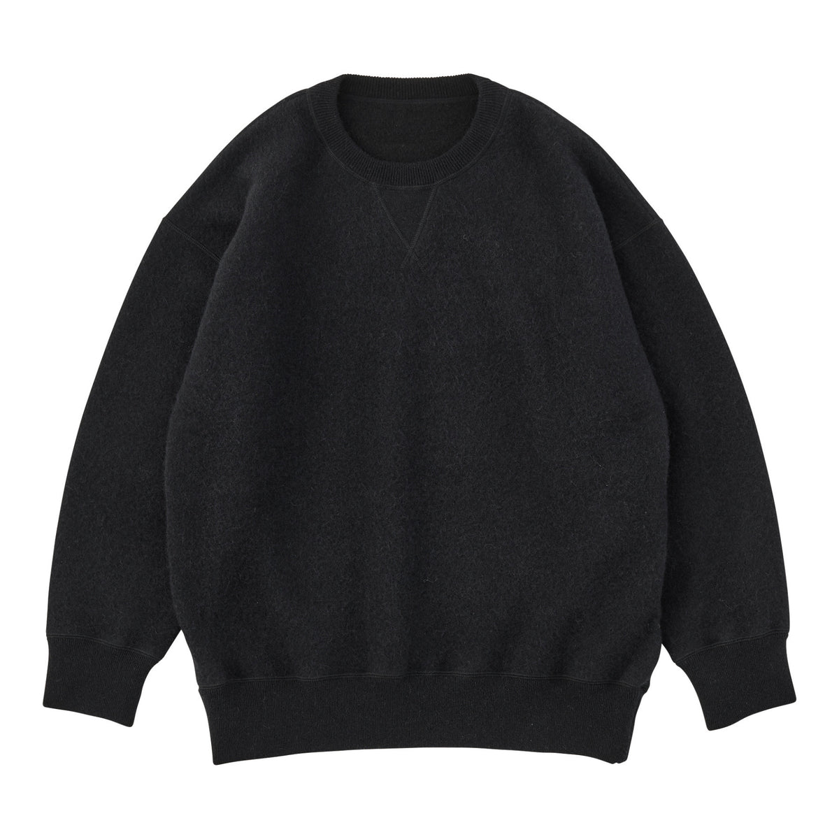 BABY ALPACA / CASHMERE DOUBLE FACE CREWNECK