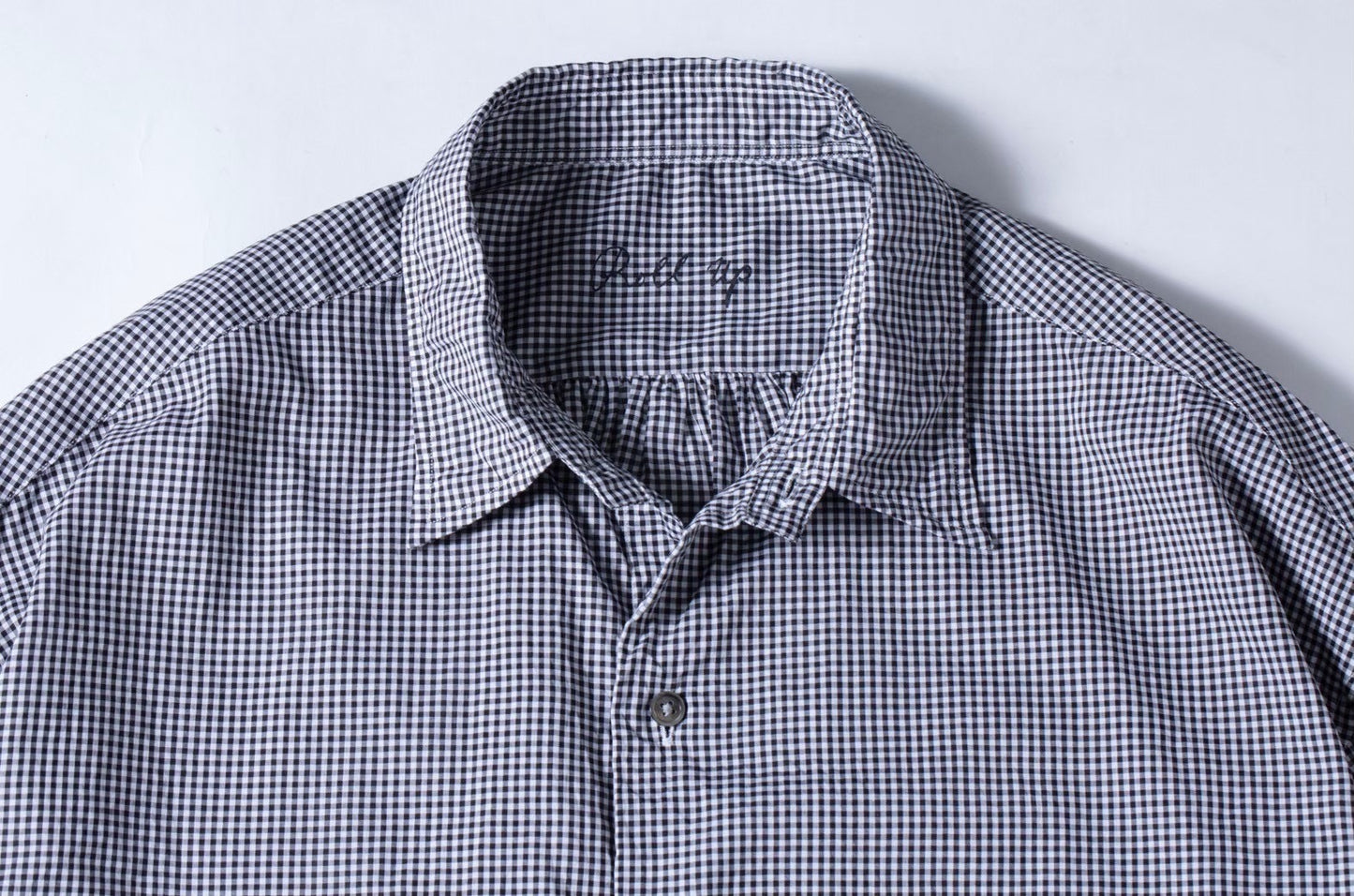 "PC EXCLUSIVE" ROLL UP GINGHAM CHECK  SHIRT (PC ORIGINAL 140/2)