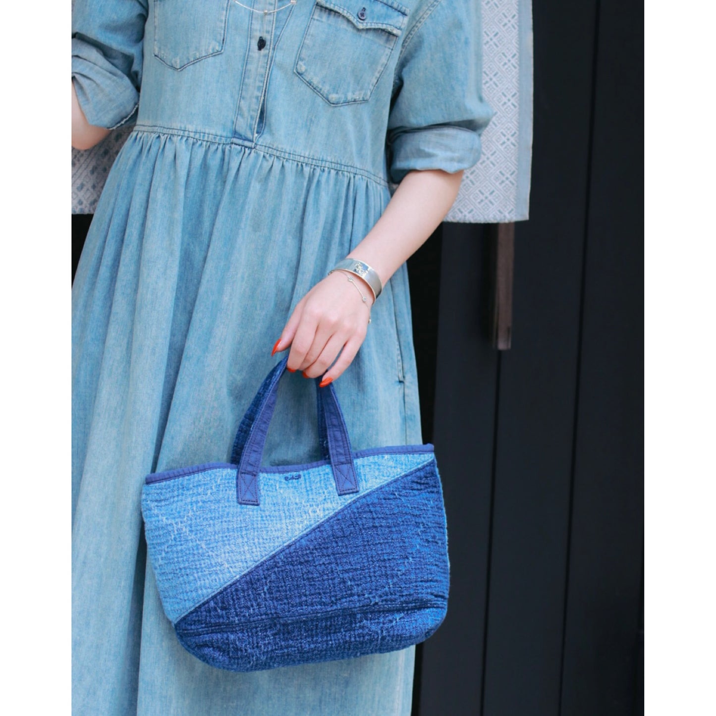 PC SASHIKO TOTE BAG M