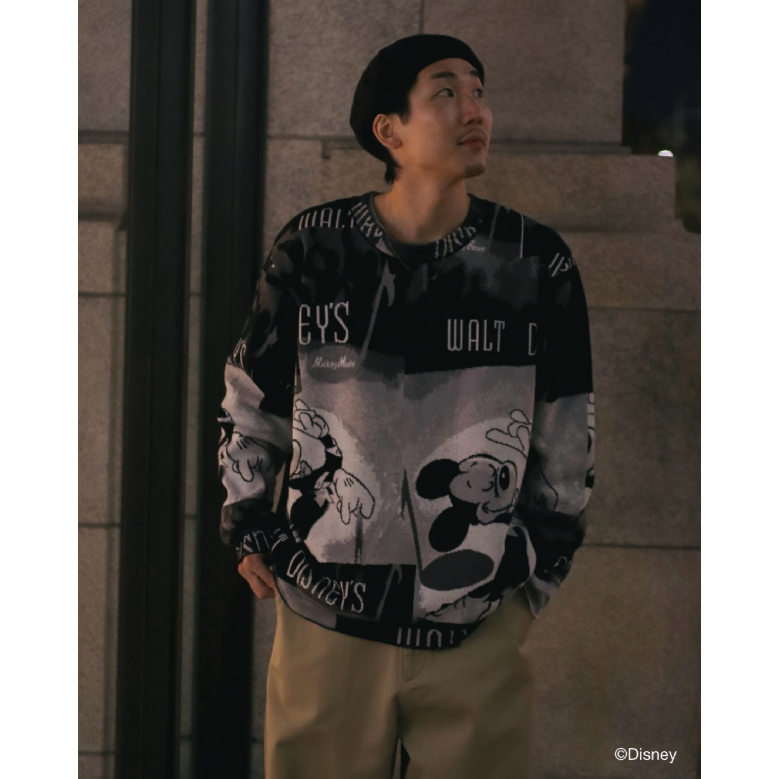 DISNEY VP / PC KNIT COLLECTION CREWNECK / MICKEY MOUSE – PORTER