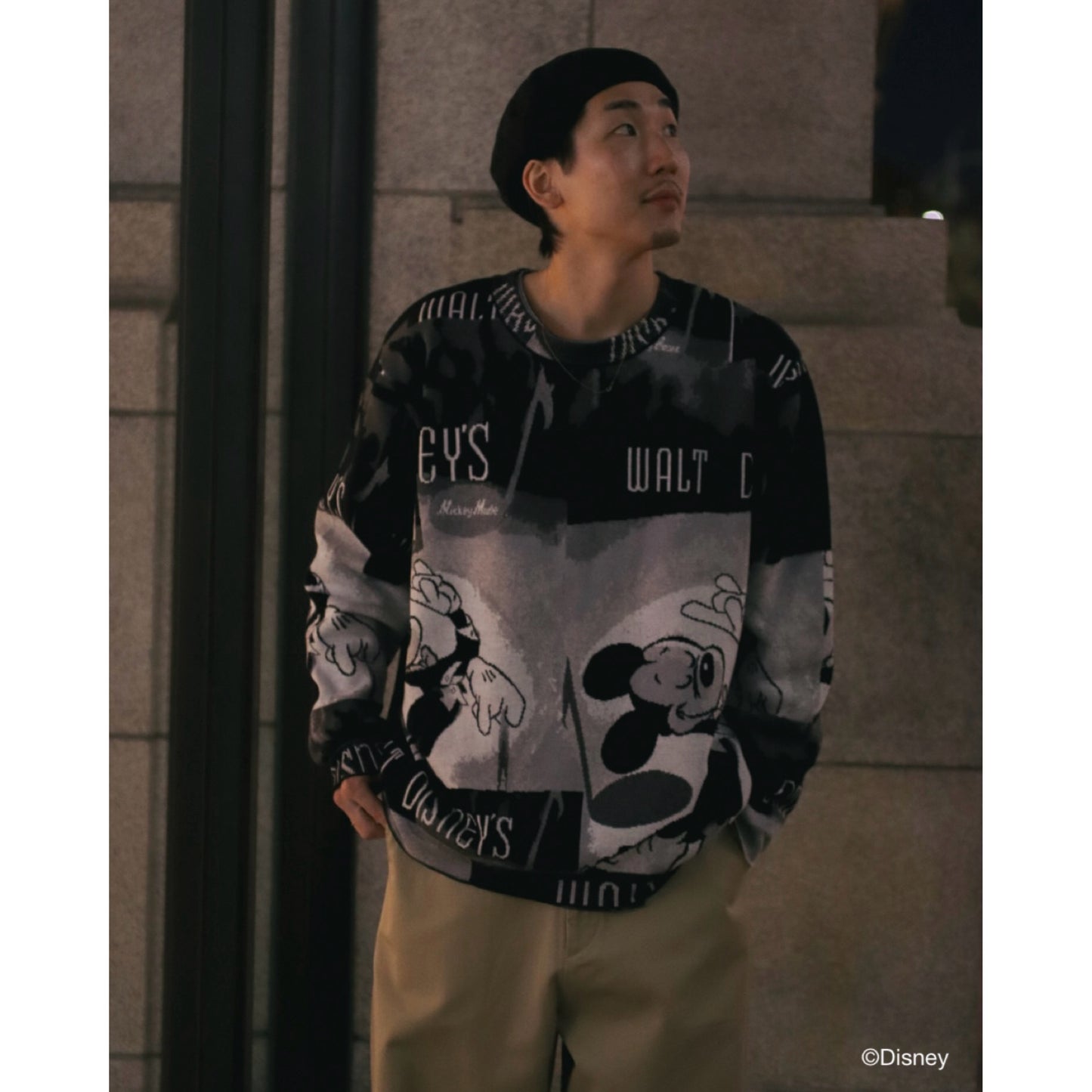 DISNEY VP / PC KNIT COLLECTION CREWNECK / MICKEY MOUSE