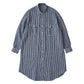 ROLL UP LINEN GINGHAM CHECK SHIRT DRESS