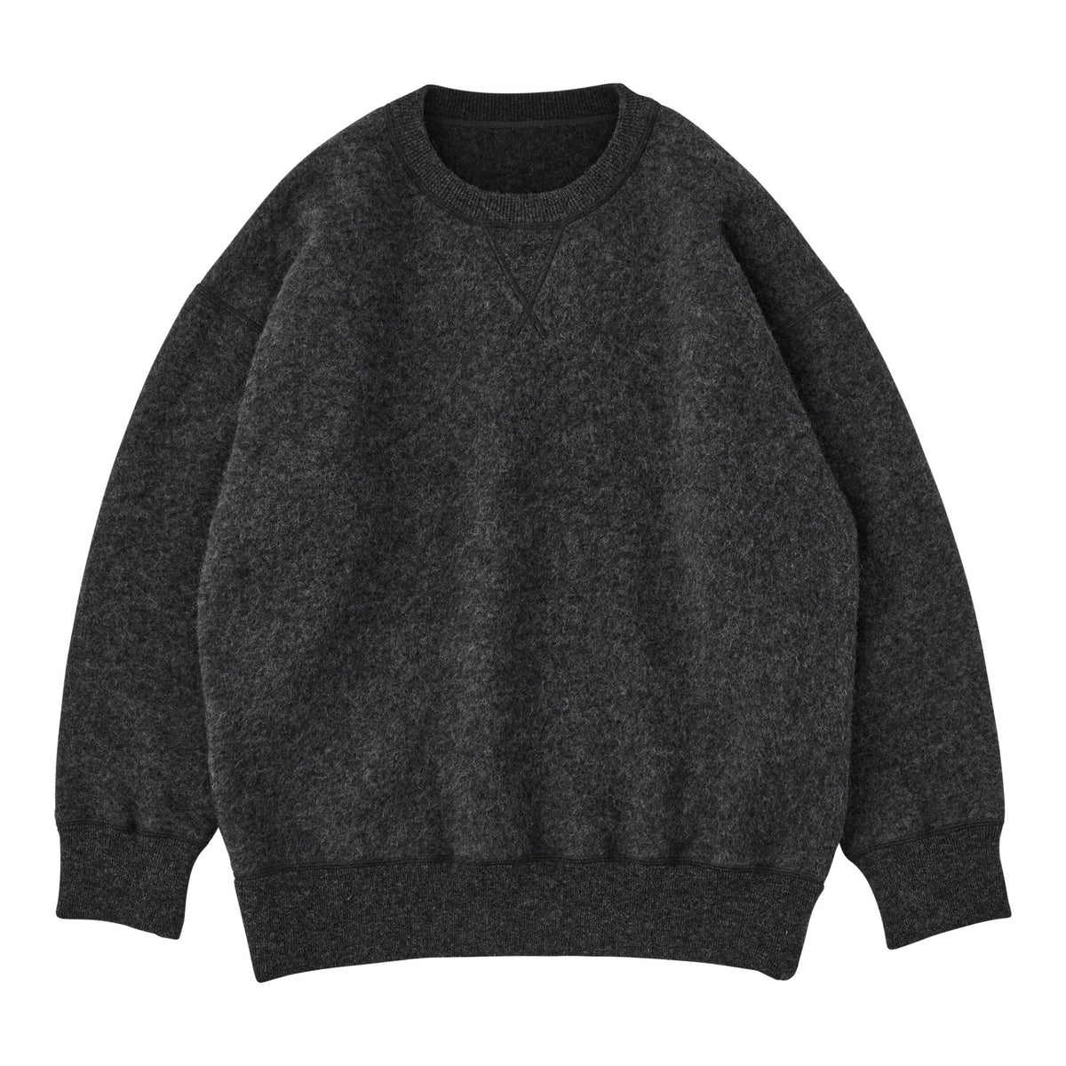 BABY ALPACA / CASHMERE DOUBLE FACE CREWNECK