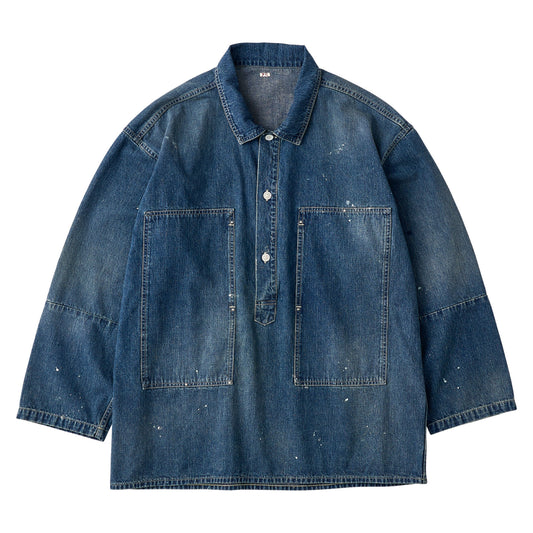 BREAKFAST DENIM PRISONER SHIRTS W / LOVE & PEACE SILVER CUSTOM