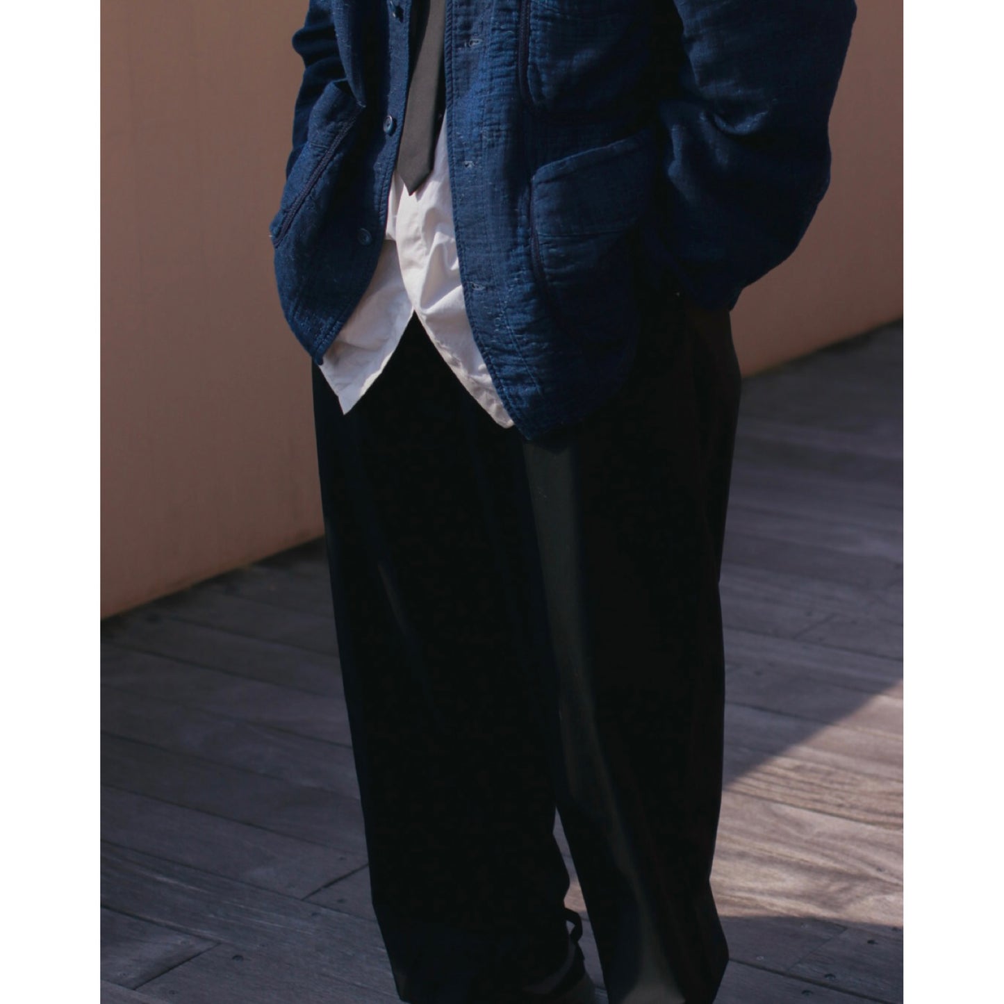 "KYOTO EXCLUSIVE" GABARDINE GENE KELLY PANTS