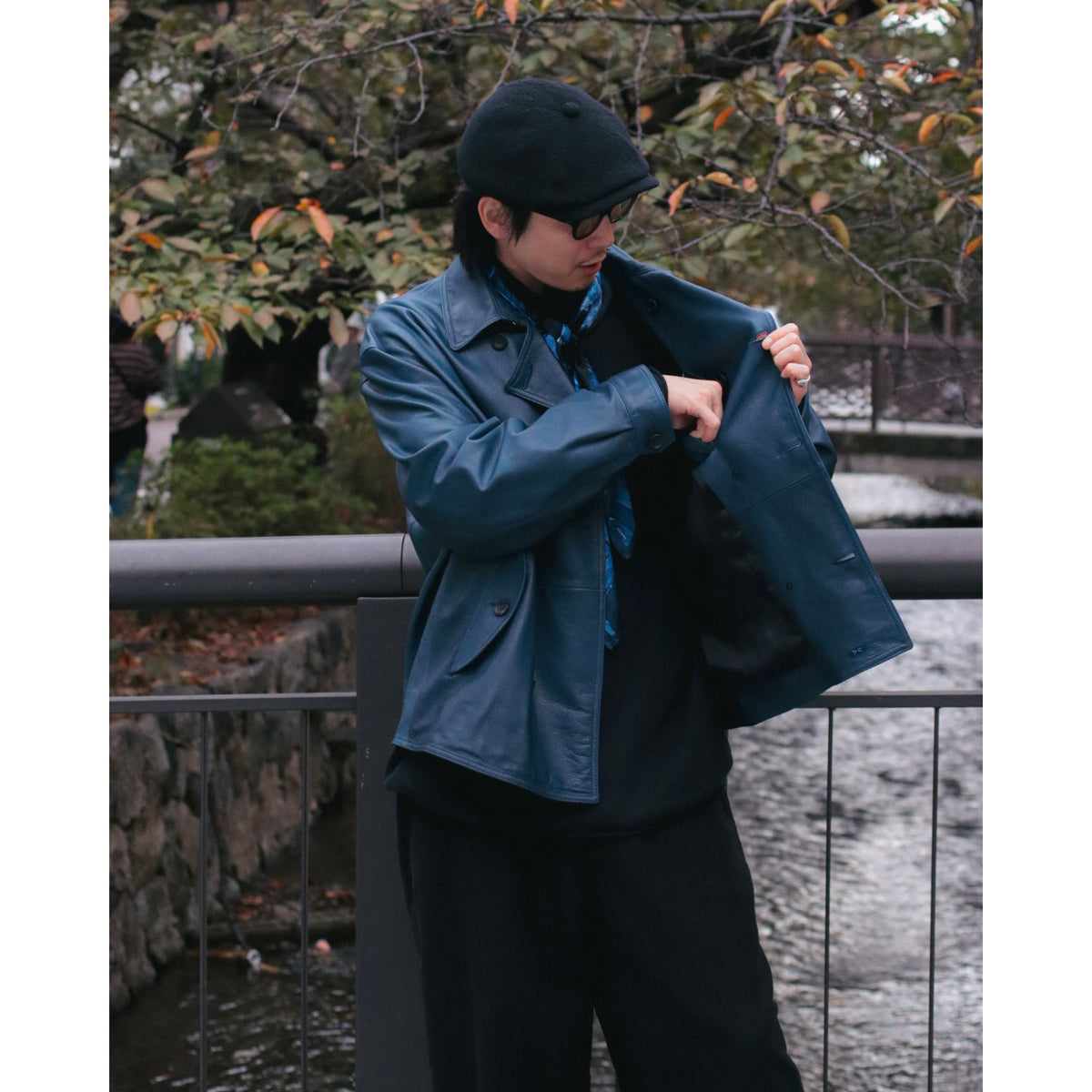 "ISETAN KYOTO EXCLUSIVE" LEATHER DOUBLE JACKET