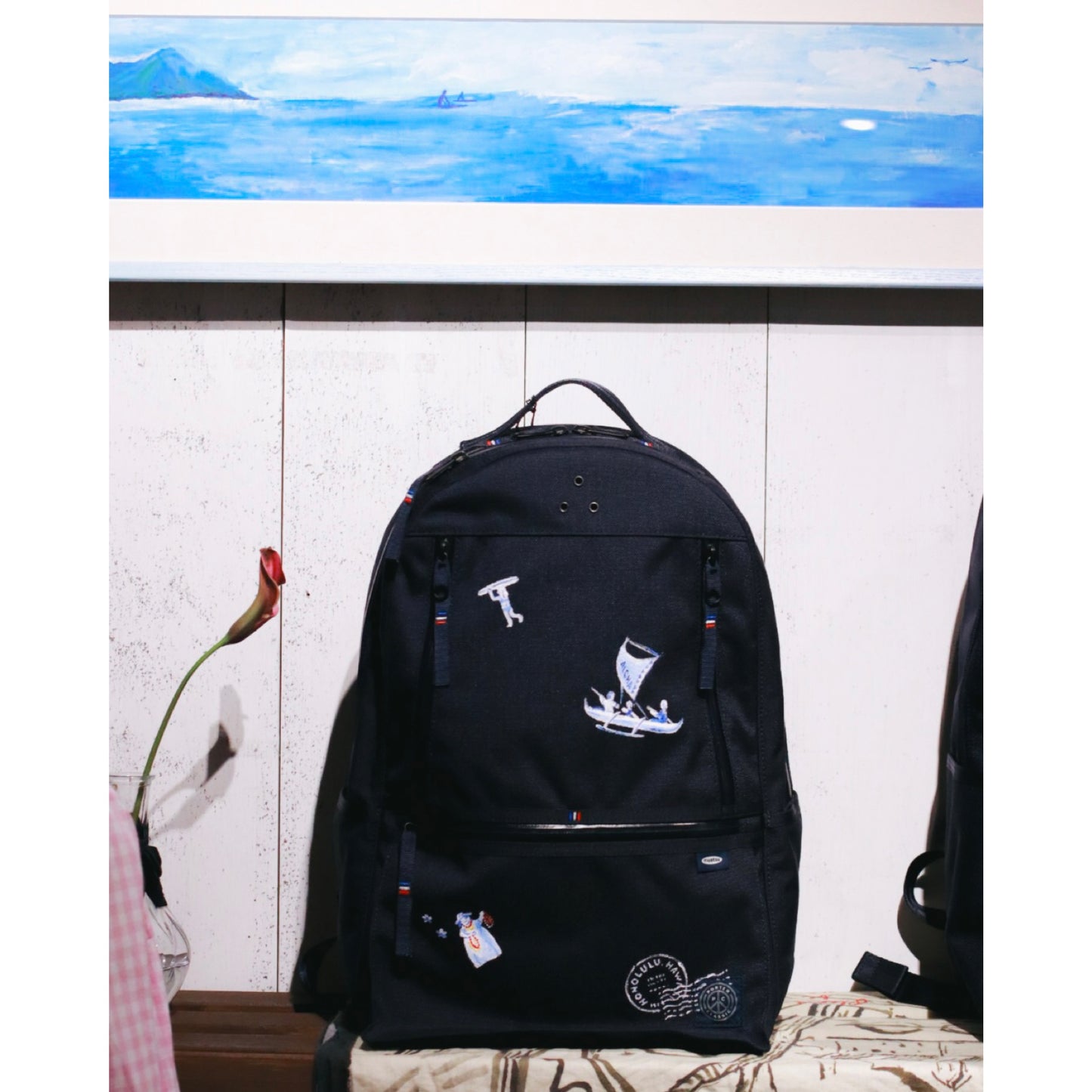 NEWTON CITY RUCKSACK PAINT CUSTOM NAVY