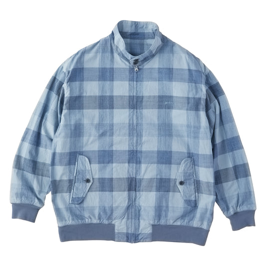 H/W INDIGO CHECK BEAT SWING TOP