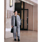 RAMIE BLOCK CHECK EASY PANTS