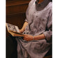 MONSIEUR KURATA COTTON LINEN LONG SHIRT