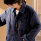 NEW SASHIKO LIGHT FRENCH JACKET WATCH CHAIN ITEM -BLUE-