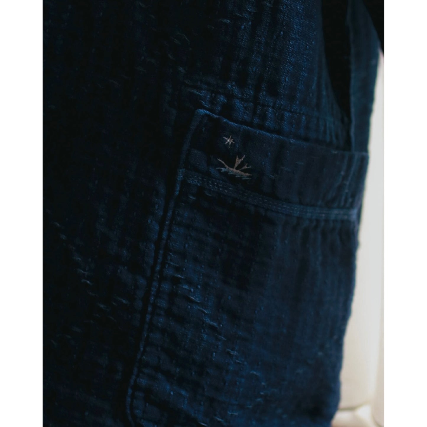 SEA ISLAND SASHIKO BASEBALL SHIRT (LIMITED)