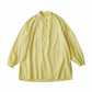 STAND COLLAR LONG SMOCK SHIRT WATCH CHAIN ITEM (NILE GIZA COTTON)