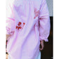 ROLL UP GINGHAM CHECK SHIRT PAINT CUSTOM (SAKURA/L)