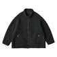 CASHMERE ZIP UP JACKET W / LEATHER PIPING (ENTREFINO)