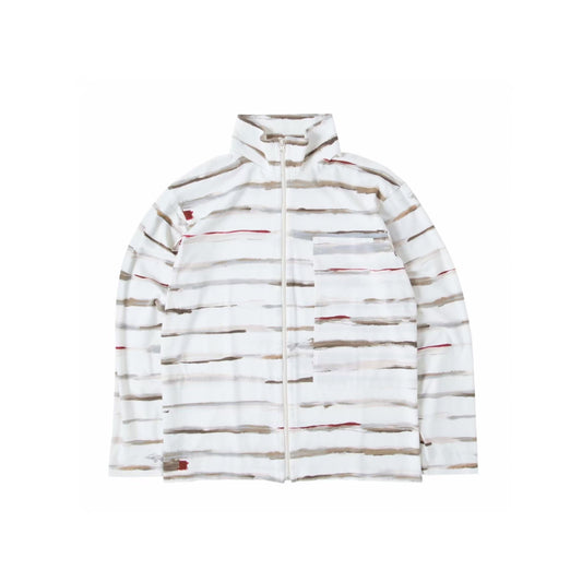 ♥ARTIST BORDER ZIP UP TURTLENECK