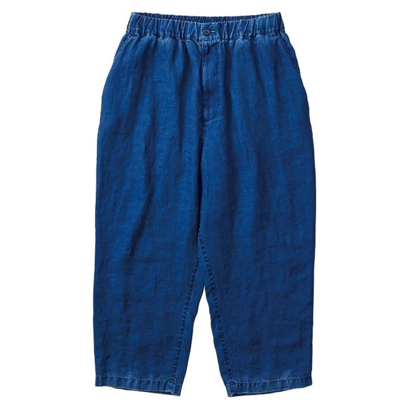 ♥INDIGO LINEN EASY PANTS