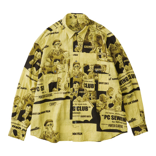 ROLL UP GAUZE SHIRT (PC SEWING CLUB)