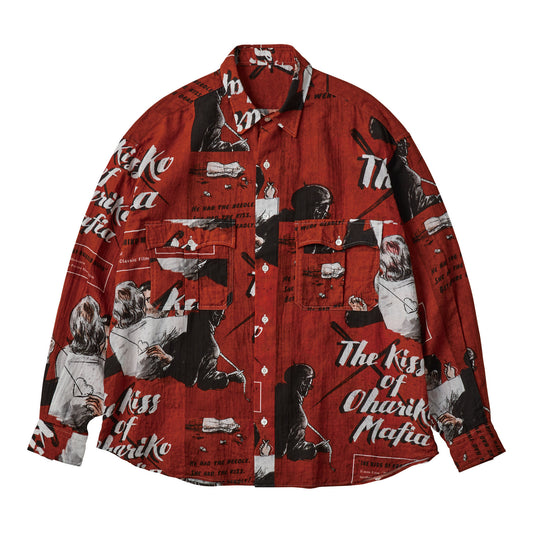 ROLL UP GAUZE SHIRT (THE KISS OF OHARIKO MAFIA)