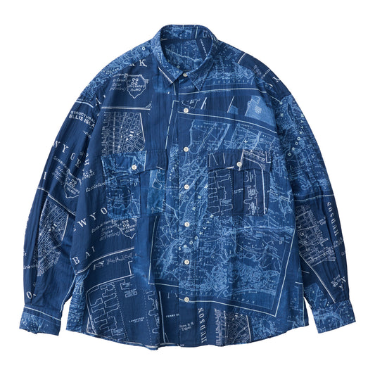 ROLL UP TRAVELER'S GAUZE SHIRT (NEW YORK)