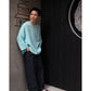 ♥SASHIKO LINEN PREMIUM SWEAT SHIRT