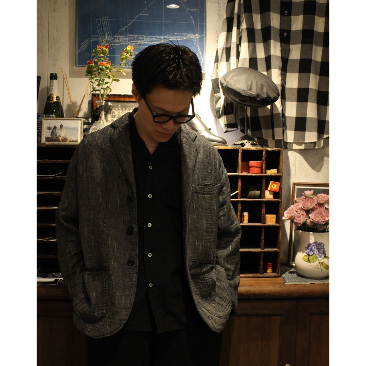 ♥NEW SASHIKO TAILORED JACKET