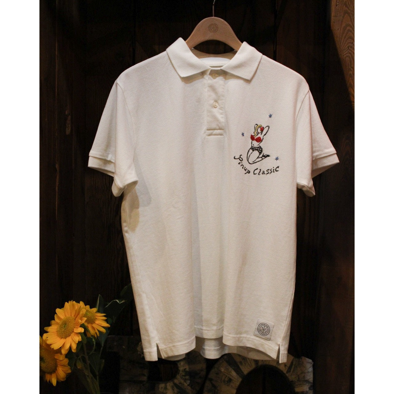 ♥CUSTOM POLO SHIRT -WHITE-