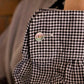 DIRECTOR’S GINGHAM CHECK  SHIRT (PC ORIGINAL 140/2) W/GOLD CUFFLINKS