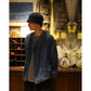 ♥INDIGO LINEN SHORT RIDERS JACKET