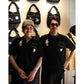 ♥CUSTOM POLO SHIRT - BLACK-