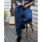 ♥INDIGO LINEN BEBOP PANTS