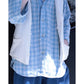 ♥SASHIKO LINEN PREMIUM CLASSIC VEST