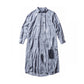 MONSIEUR KURATA COTTON LINEN LONG SHIRT