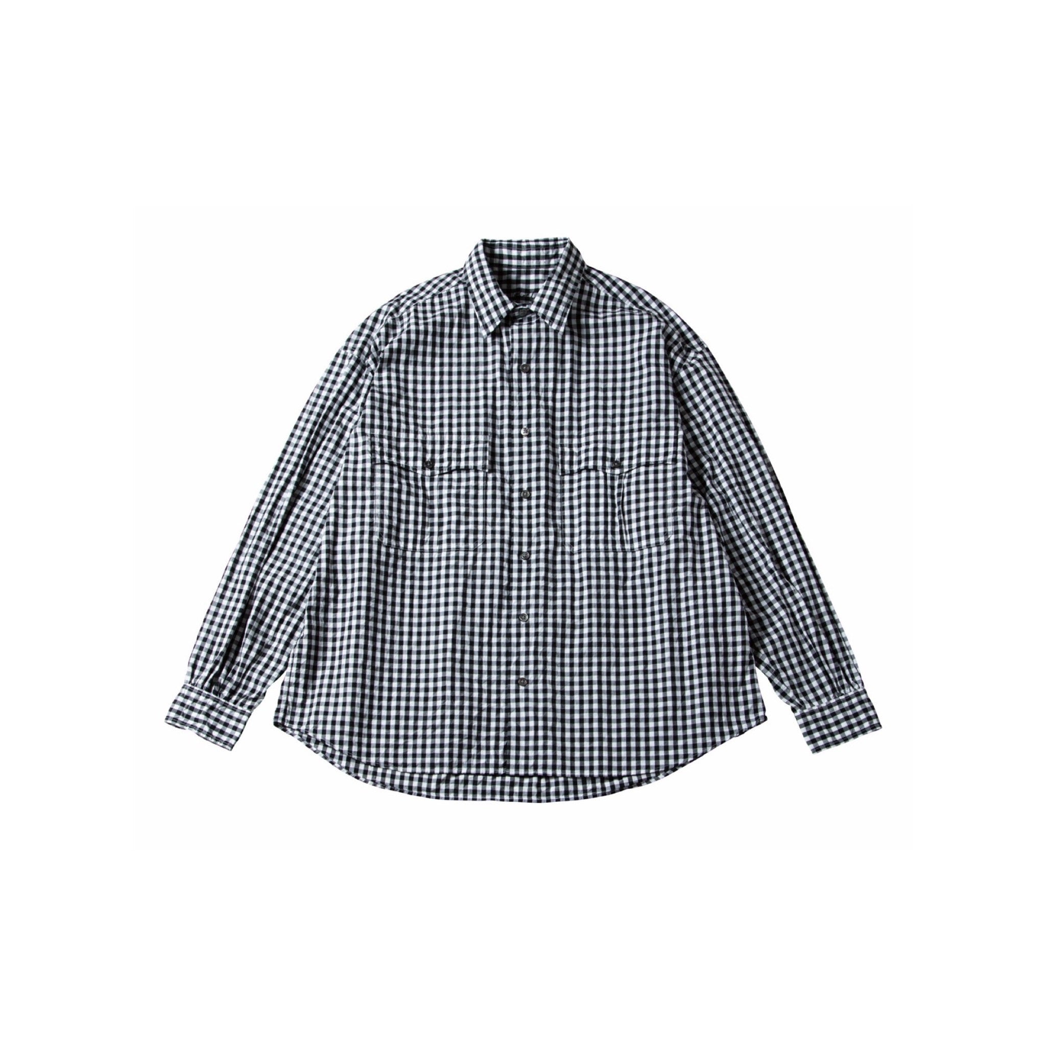 ROLL UP GINGHAM CHECK SHIRT – PORTER CLASSIC KYOTO