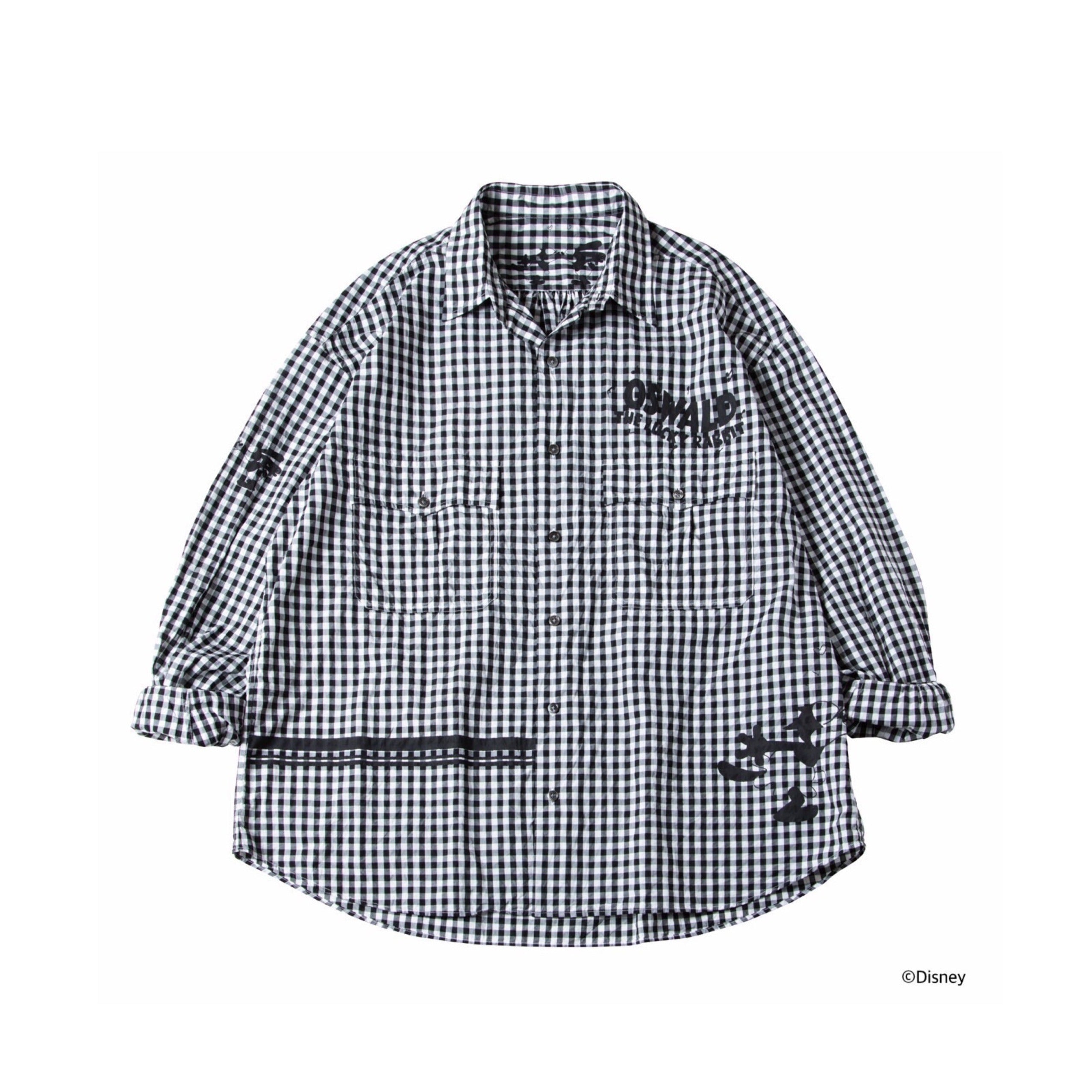 DISNEY 100 OSWALD / ROLL UP GINGHAM CHECK SHIRT – PORTER CLASSIC KYOTO