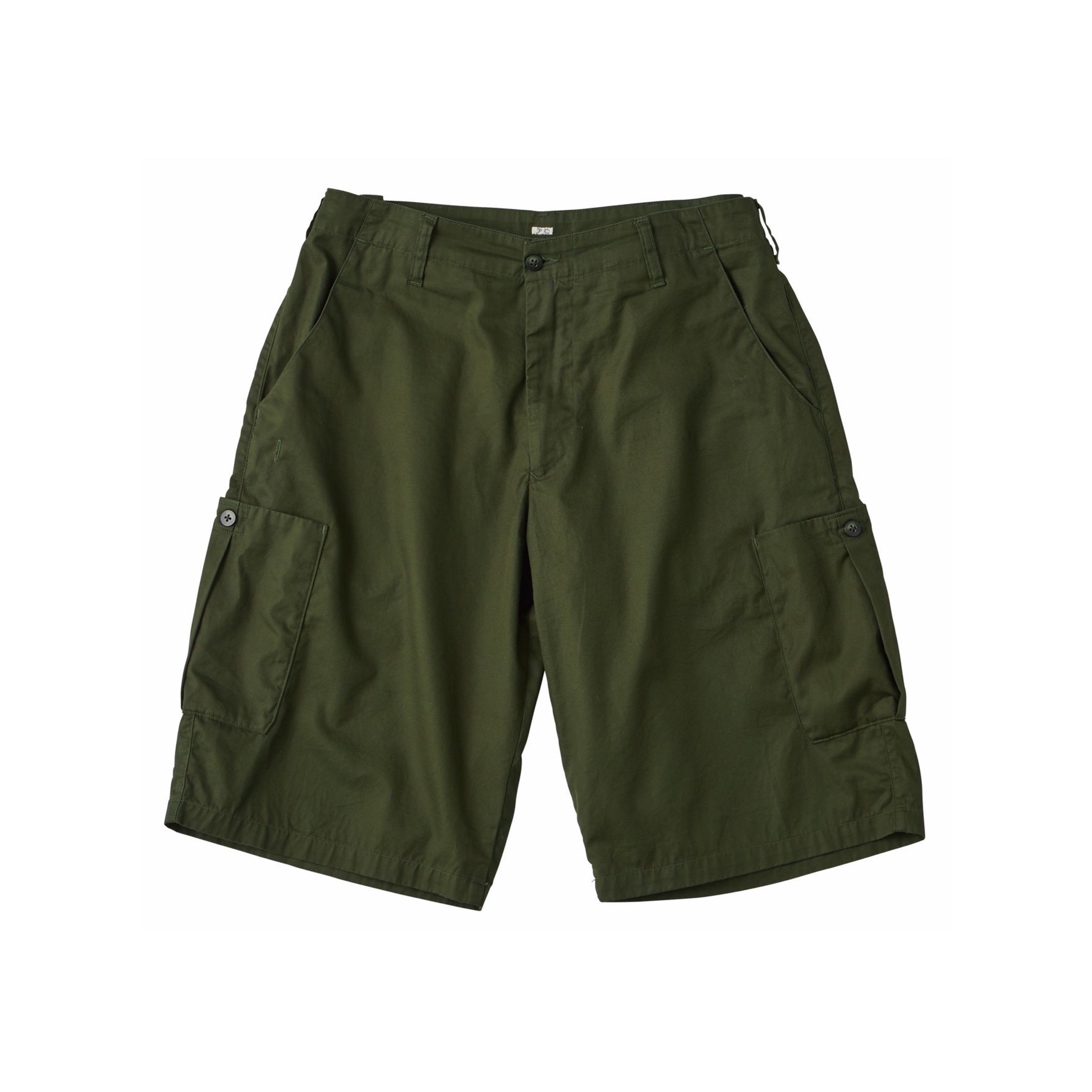 GABARDINE CARGO SHORTS – PORTER CLASSIC KYOTO