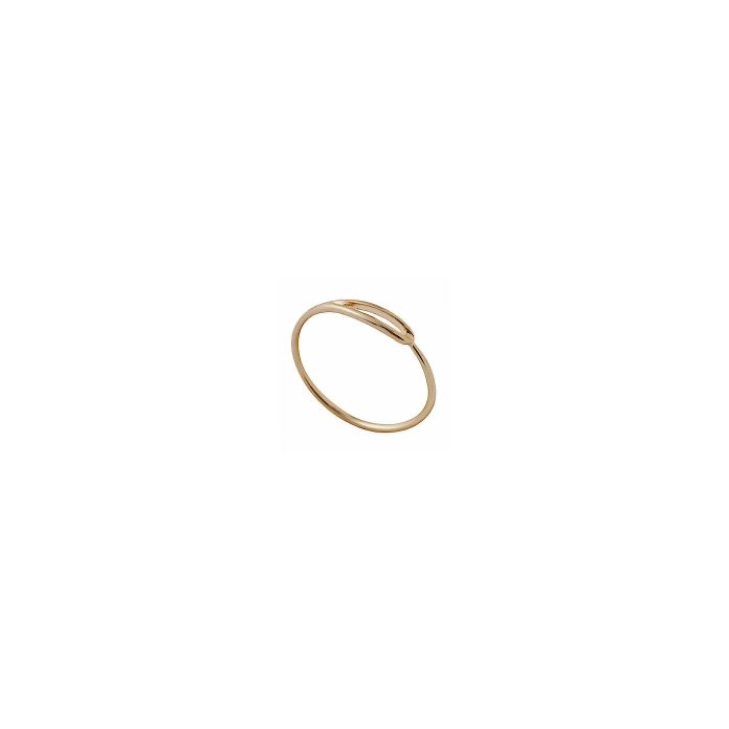 GOLD NEEDLE RING -GOLD-