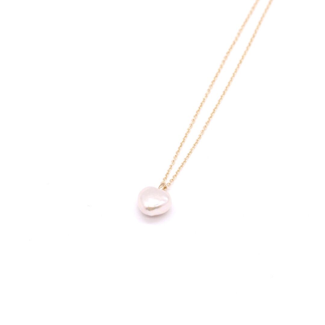 NATURAL HEART PEARL GOLD NECKLACE – PORTER CLASSIC KYOTO