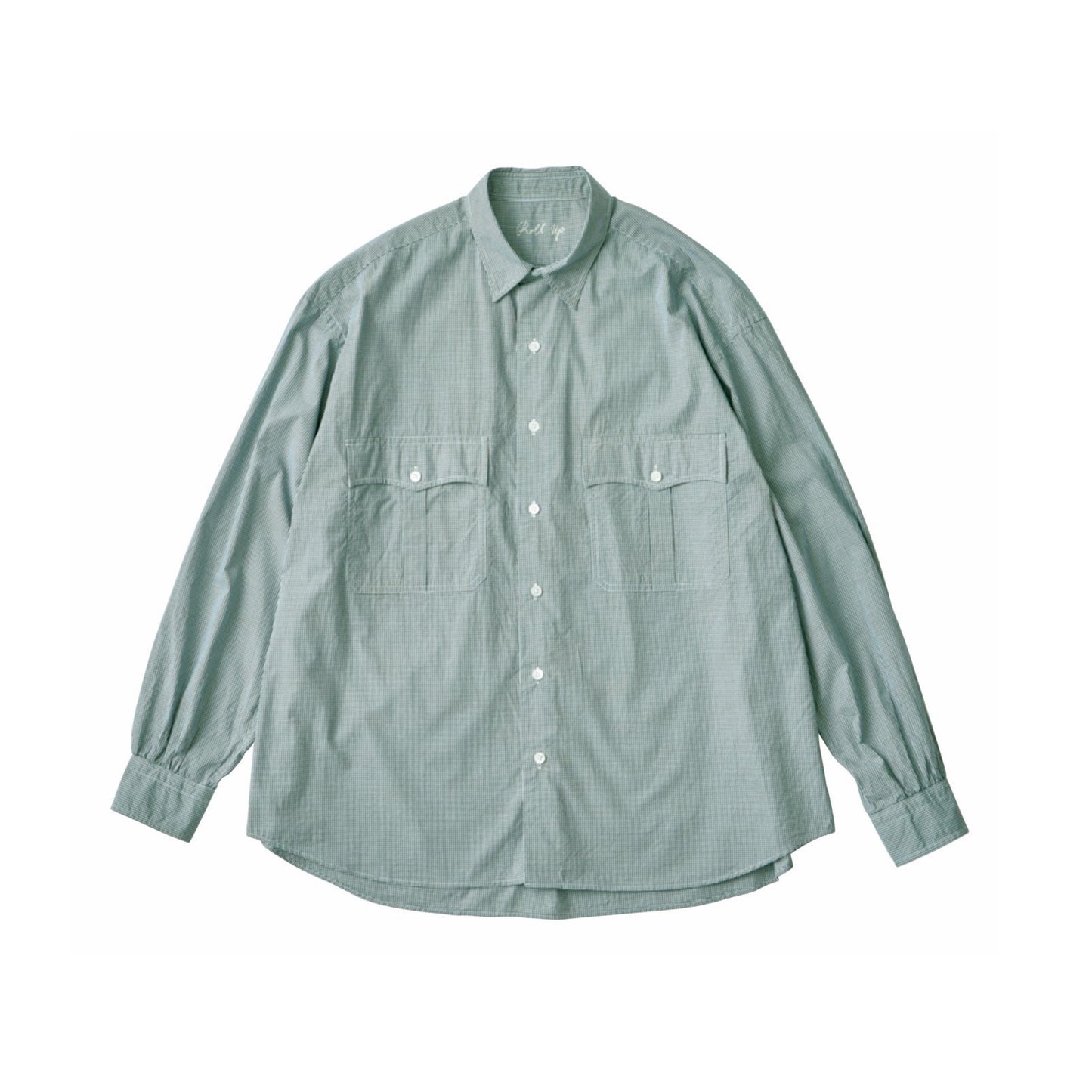 ROLL UP NEW GINGHAM CHECK SHIRT